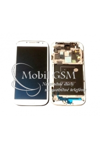 Obrázok pre LCD displej Samsung Galaxy S4 GT i9505 - Dotykové sklo - Rám - biele