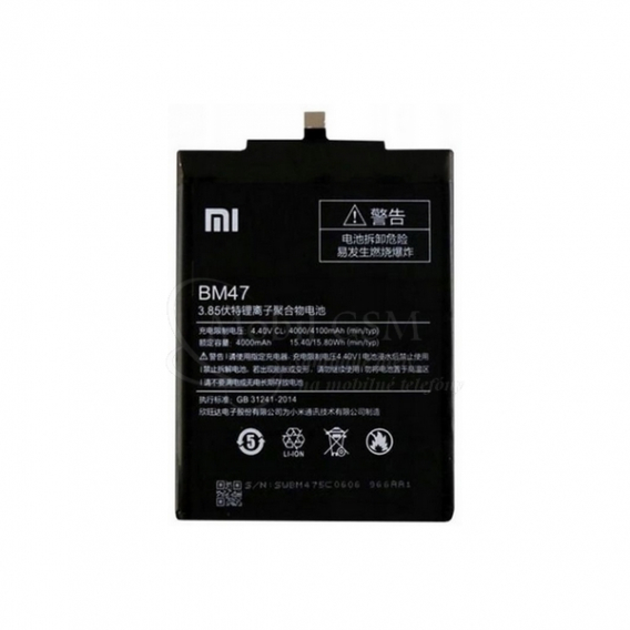 Obrázok pre Batéria Xiaomi BM47 - 4000mAh Redmi 4X