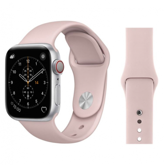 Obrázok pre Módny silikónový remienok pre Apple Watch 42mm, ružový