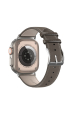 Obrázok pre DUX DUCIS YS - kožený remienok pre Apple Watch  SE 2022 44mm, sivý