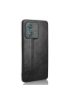 Obrázok pre Kožené šité púzdro pre Motorola Edge 40 Neo čierna