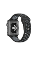 Obrázok pre Športový silikónový remienok pre Apple Watch 41mm / 40mm / 38mm, čierno-šedý