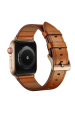 Obrázok pre Klasický kožený remienok pre Apple Watch 41 / 40 / 38 mm, hnedý