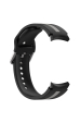 Obrázok pre Dvojfarebný silikónový remienok pre Samsung Galaxy Watch 6 Classic 47 mm, čierno-sivý