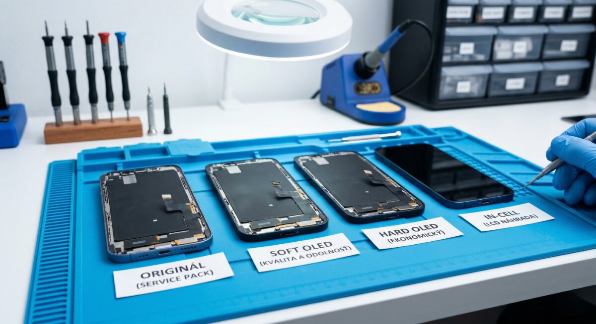 Rozbili ste si displej? Vysvetlíme vám rozdiel medzi Originálom, Soft OLED, Hard OLED a In-Cell