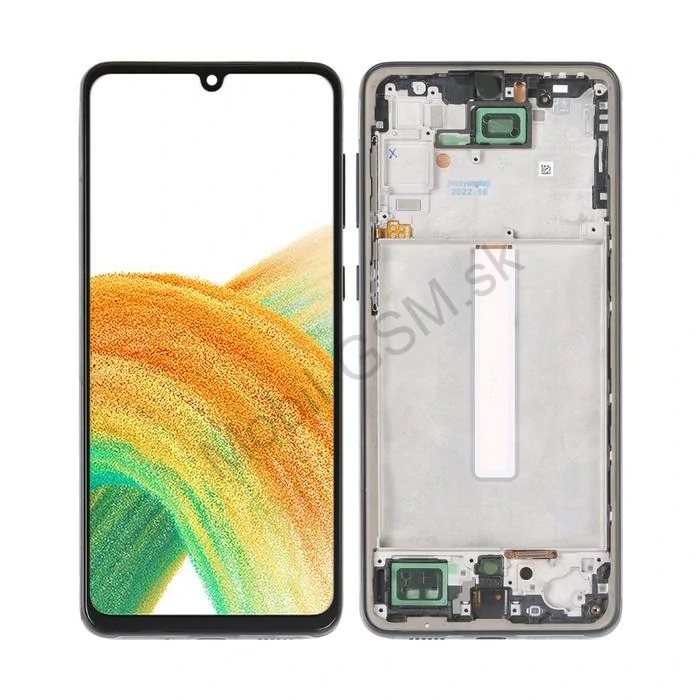 Samsung Galaxy A33 5G A336B - LCD Displej + Dotykové Sklo + Rám čierny In-Cell