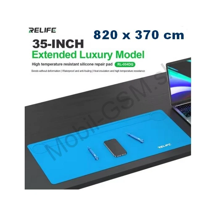 Relife RL-004DQ – Silikónová servisná podložka (Extended Luxury – 820 x 370mm)