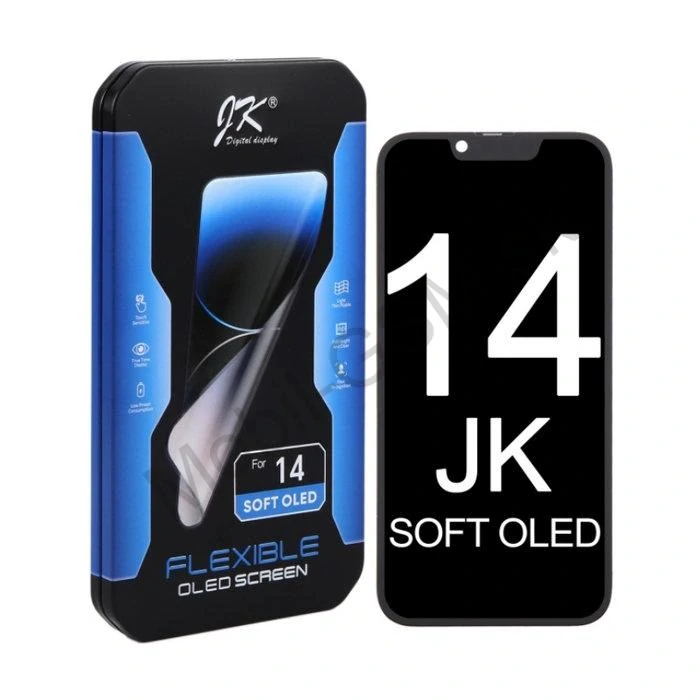 Apple iPhone 14 - LCD Displej + Dotykové Sklo + Rám Soft OLED JK
