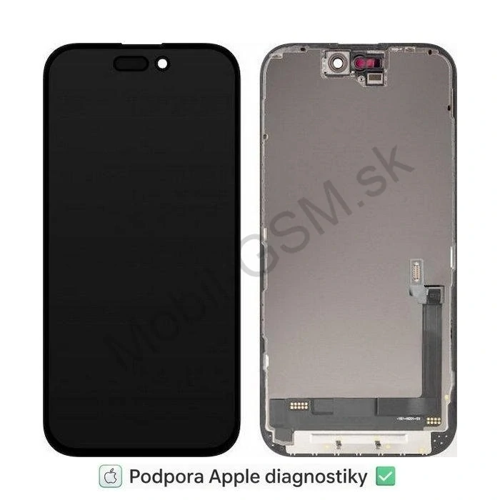 Apple iPhone 16 - LCD Displej + Dotykové Sklo + Rám CPG Diagnosable Soft OLED