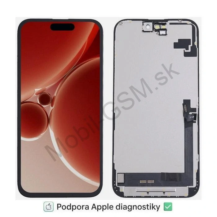 Apple iPhone 16 Plus - LCD Displej + Dotykové Sklo + Rám CPG Diagnosable Soft OLED