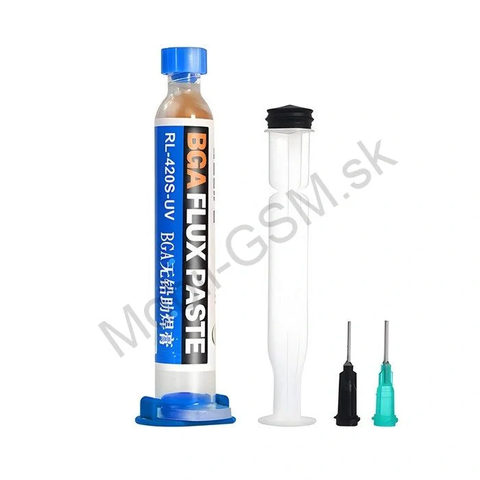 Bezolovnaté pájkovacie tavidlo Relife RL-420S-UV (BGA Flux Paste) – 10 ml