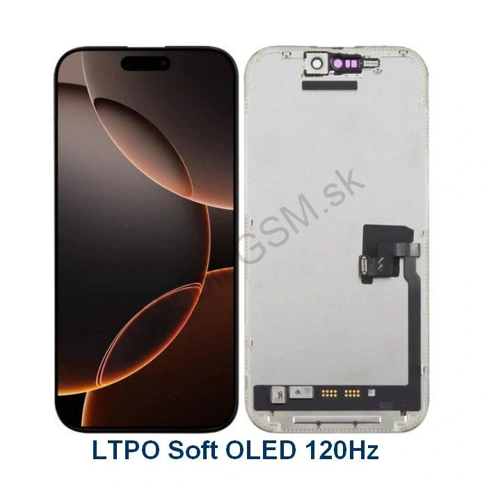 Apple iPhone 16 Pro - LCD Displej + Dotykové Sklo + Rám LTPO Soft OLED 120Hz
