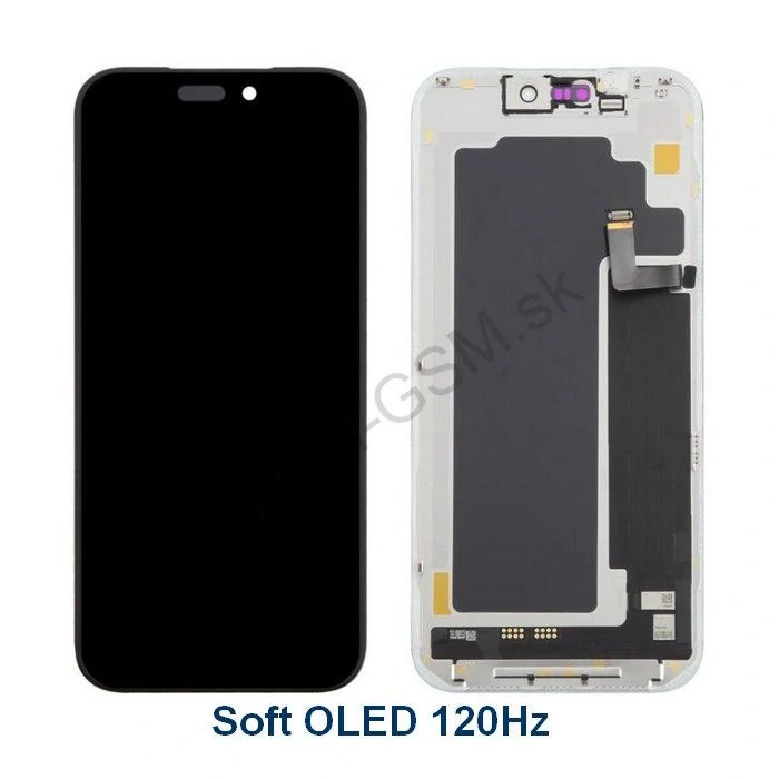 Apple iPhone 17 Pro Max - LCD Displej + Dotykové Sklo + Rám Soft OLED 120Hz