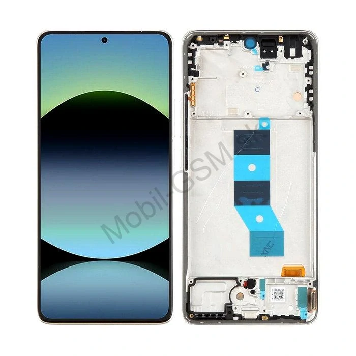 LCD Displej + Dotykové sklo + Rám Xiaomi Redmi Note 14 5G, Poco M7 Pro 5G In-Cell