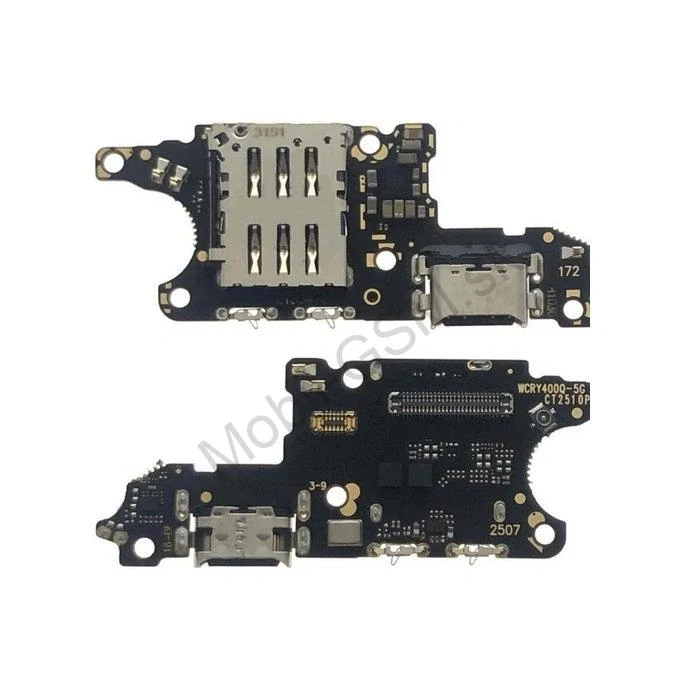 Honor 400 Lite - Nabíjací Konektor PCB Doska mikrofón