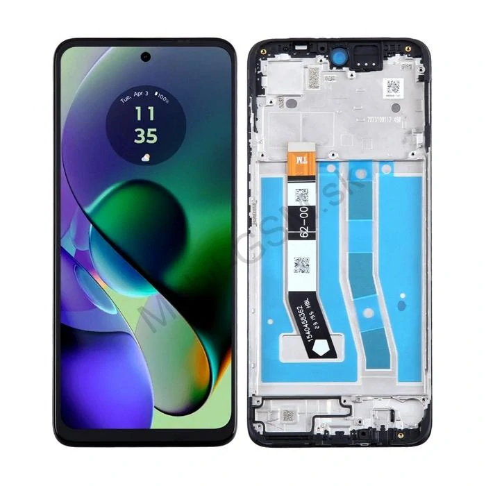 LCD Displej + Dotykové sklo + Rám Motorola Moto G55 5G