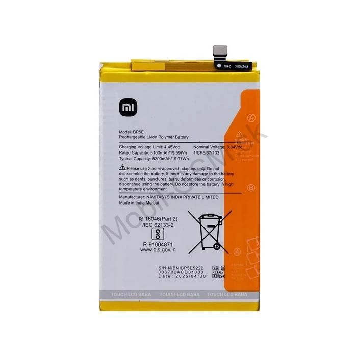 Batéria Xiaomi BP5E - 5200mAh Redmi A5 4G