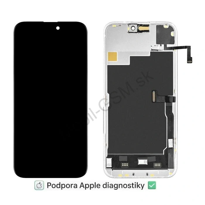 Apple iPhone 15 Pro Max - LCD Displej + Dotyková plocha + Rám – Soft OLED 120Hz CPG Diagnosable vrátane Senzor Flexu