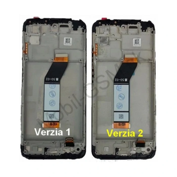 LCD Displej + Dotykové sklo + Rám Xiaomi Redmi 10, Redmi 10 2022