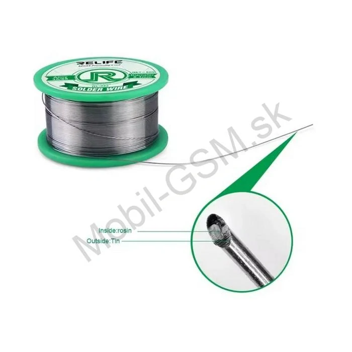 Relife RL-440 – Kvalitný spájkovací cín s tavidlom (0,4 mm / 20 g)