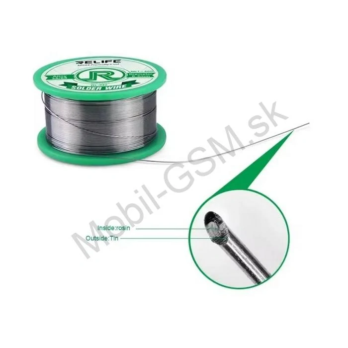 Relife RL-440 – Kvalitný spájkovací cín s tavidlom (0,5 mm / 20 g)