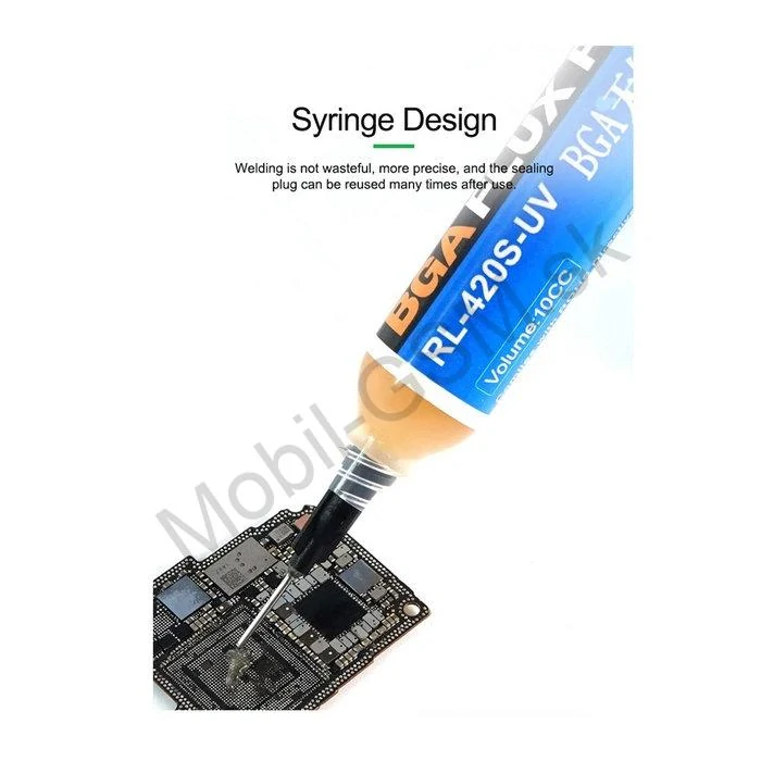 Bezolovnaté pájkovacie tavidlo Relife RL-420S-UV (BGA Flux Paste) – 10 ml