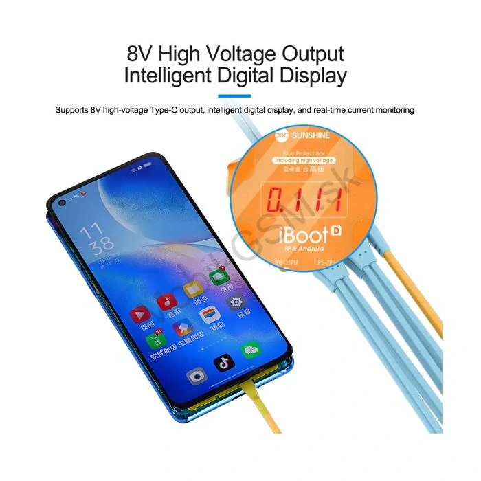 Servisný napájací a bootovací kábel SUNSHINE iBoot D (IP & Android Power On Line)