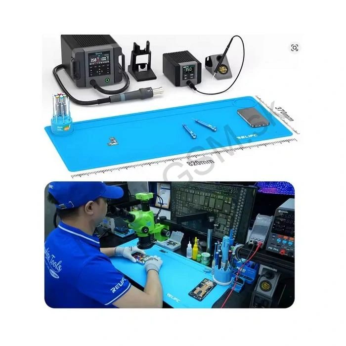 Relife RL-004DQ – Silikónová servisná podložka (Extended Luxury – 820 x 370mm)