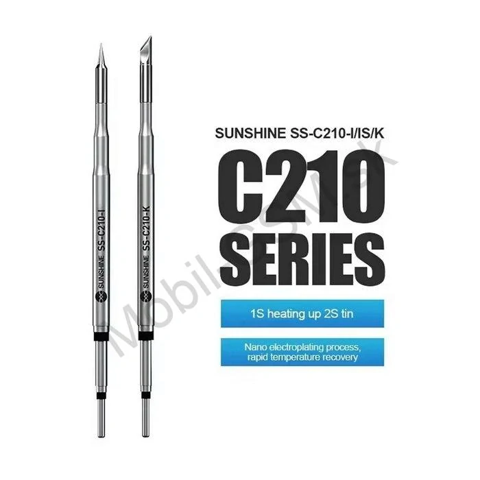 Integrovaný mikropájkovací hrot Sunshine SS-C210-I (Rovná ihla)