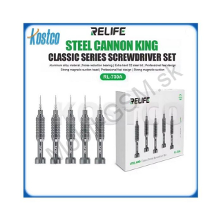 Relife RL-730A – Profesionálna sada presných skrutkovačov Classic Series (5 ks)
