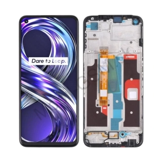 LCD Displej + Dotykové sklo + Rám Realme 8i
