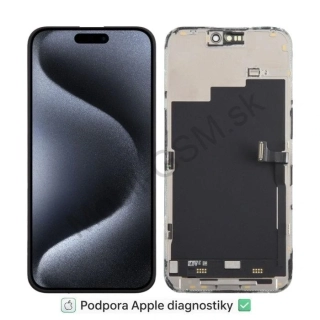 Apple iPhone 15 Pro Max - LCD Displej + Dotykové Sklo + Rám CPG Diagnosable Soft OLED 120Hz