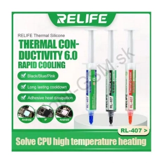 Teplovodivá silikónová pasta Relife RL-407 (20 g)