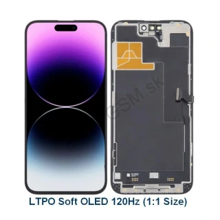 Apple iPhone 14 Pro Max - LCD Displej + Dotykové Sklo + Rám LTPO Soft OLED 120Hz