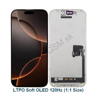Apple iPhone 16 Pro - LCD Displej + Dotykové Sklo + Rám LTPO Soft OLED 120Hz