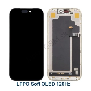 Apple iPhone 17 Pro - LCD Displej + Dotykové Sklo + Rám LTPO Soft OLED 120Hz