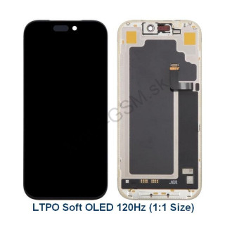 Apple iPhone 17 Pro - LCD Displej + Dotykové Sklo + Rám LTPO Soft OLED 120Hz