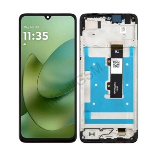 LCD Displej + Dotykové sklo + Rám Motorola Moto G06