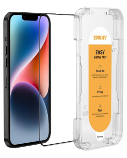 ENKAY Celosklenená silikónová fólia pre Apple iPhone 14