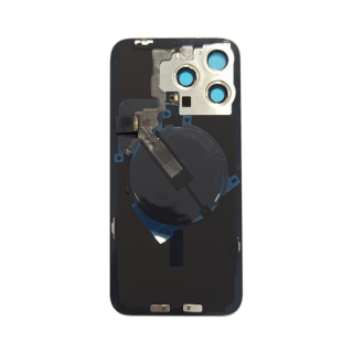 Apple iPhone 15 Pro Max- Kryt zadného housingu + Sklíčko Kamery + Kovový Pliešok + Magsafe Magnet + NFC
