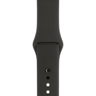 Silikónový remienok Simple Style pre Apple Watch 42 mm - sivý