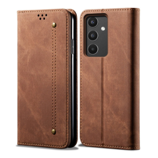Denim kožené puzdro pre Samsung Galaxy A34 5G