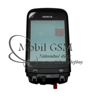 Dotykové sklo Nokia C2-02 - C2-03 - C2-06 - Čierne bez rámu