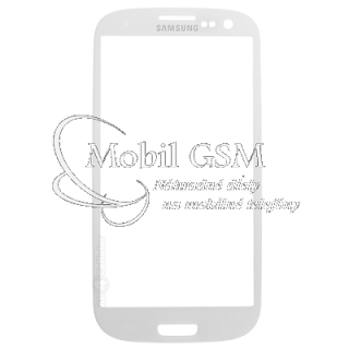 Sklo Samsung Galaxy S3 GT i9300  Biele