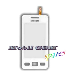 Dotykové sklo Samsung S5260 Star II Biele