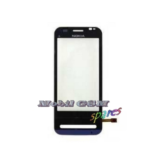 Dotykové sklo Nokia C6  - rám - čierna farba