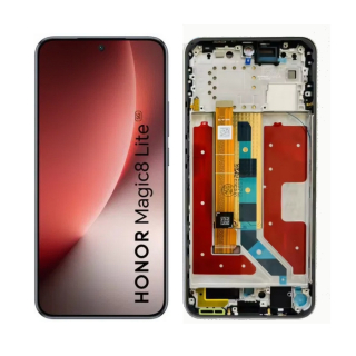 LCD Displej + dotykové sklo + Rám Honor Magic8 lite 5G originál