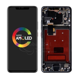 LCD Displej + dotykové sklo + rám Huawei Mate 20 Pro - Soft OLED