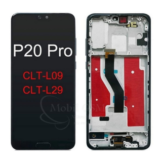 LCD Displej + Dotykové sklo + Rám Huawei P20 Pro