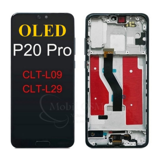 LCD Displej + Dotykové sklo + Rám Huawei P20 Pro OLED